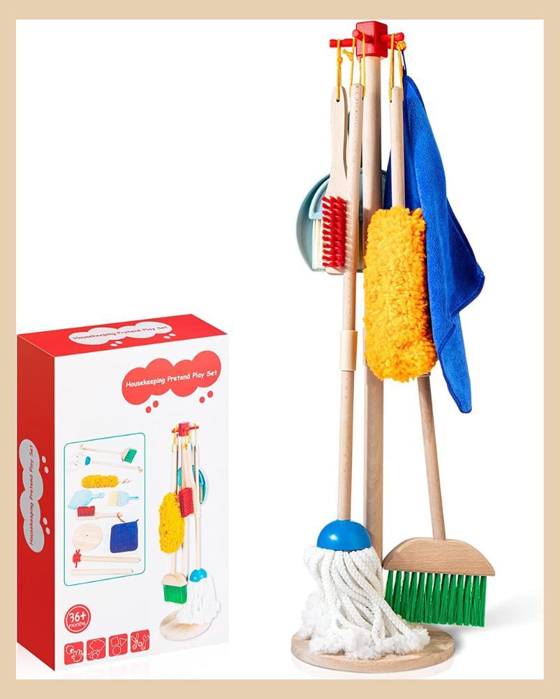 Melissa & Doug Deluxe Sparkle & Shine Cleaning Play Set