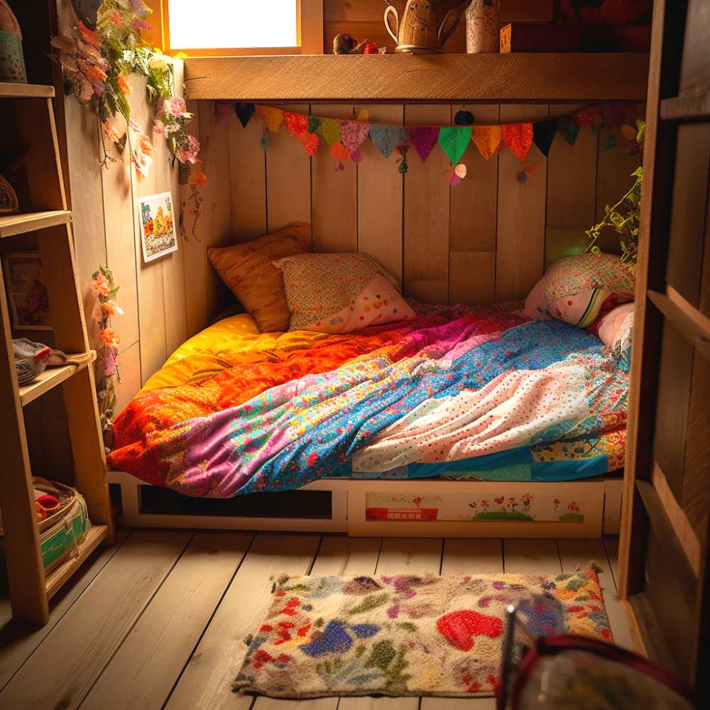 montessori-floor-bed-for-small-space