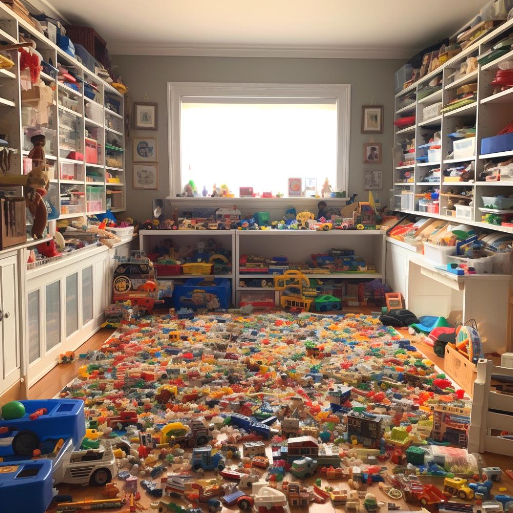 messy playroom